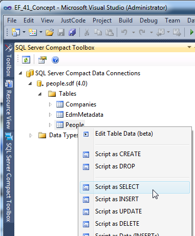 Here are your tables! Creating queries is easy
