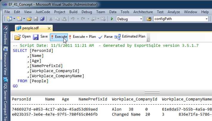 Edit, plan, parse and execute your queries easily.